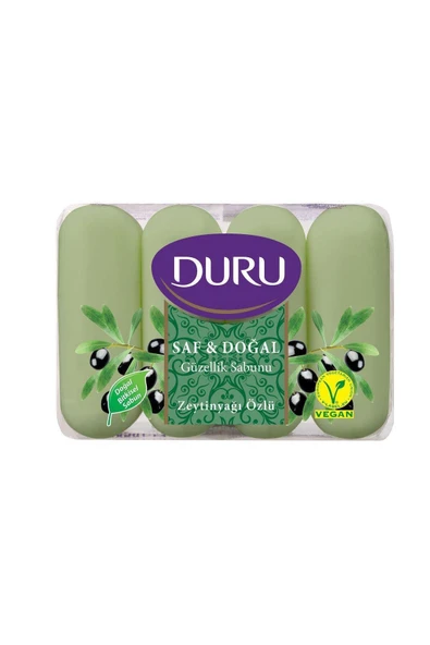 Duru Güzellik Sabunu Saf&doğal Zeytinyağı Özlü 4 Lü 4x70=280 gr ürün görseli 1