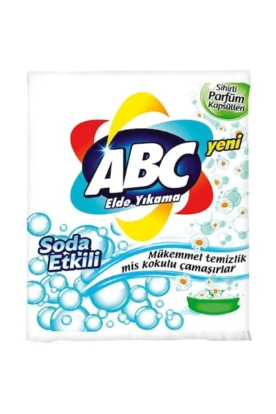 ABC Elde Yıkama Toz Çamaşır Deterjanı Soda Etkili 600 gr. ürün görseli 1