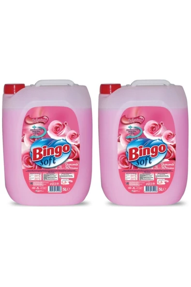 Bingo Soft Yumuşatıcı 5 lt Gülpembe X 2 Adet ürün görseli 1