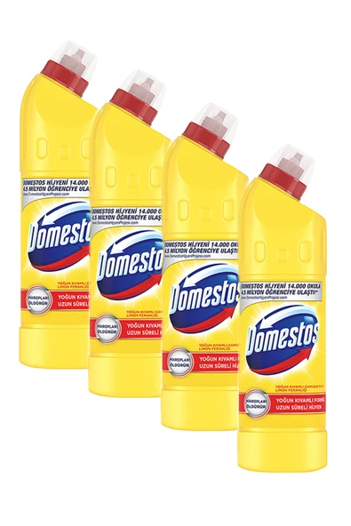 Domestos Limon Ferahlığı Çamaşır Suyu 750 ml , 4 adet ürün görseli 1