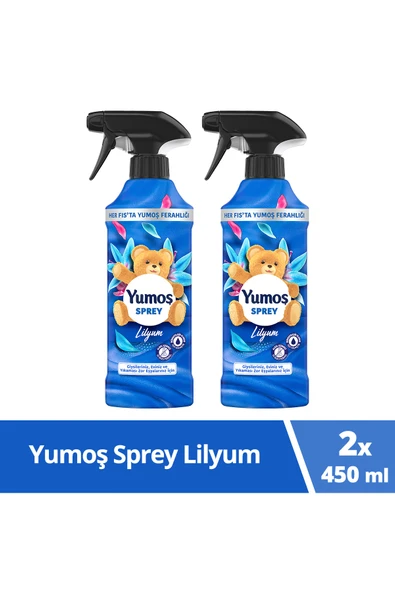 Yumoş Sprey Yıkaması Zor Eşyalar Için Lilyum 450 ml 2 Adet ürün görseli 1