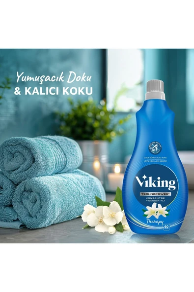 Viking Technopower 1440 Ml Therapy Yumuşatıcı 4 Adet + Magic Sünger - Resim 2
