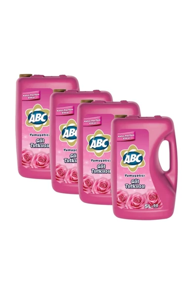 ABC Yumuşatıcı Gül Tutkusu 5 lt X 4 Adet ürün görseli 1