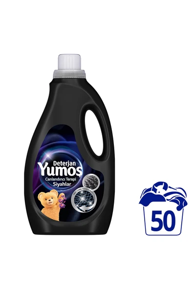 Yumoş Sıvı Bakım Deterjanı Canlandırıcı Terapi Siyahlar 50 Yıkama 2500 ml ürün görseli 1