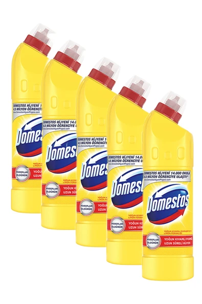 Domestos Limon Ferahlığı Çamaşır Suyu 750 ml , 5 adet ürün görseli 1