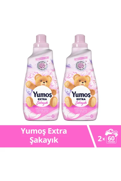 Yumoş Extra Konsantre Çamaşır Yumuşatıcısı Şakayık 1440 X2 ürün görseli 1