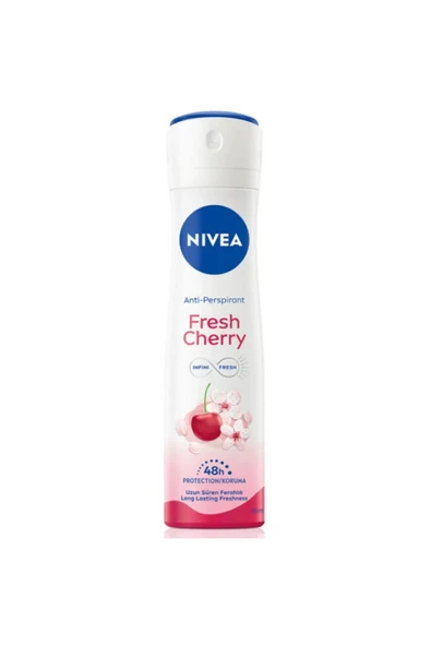 NIVEA Fresh Cherry Kadın Deodorant Sprey 150 ml ürün görseli 1