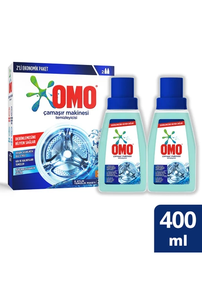 Omo "omo Çamaşır Makinesi Temizleyicisi Çam Esintisi Derinlemesine Hijyen 400 ml X1" ürün görseli 1
