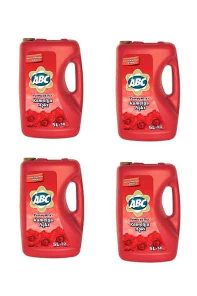 ABC Kamelya Aşkı Çamaşır Yumuşatıcısı 4 x 5 lt ürün görseli 1