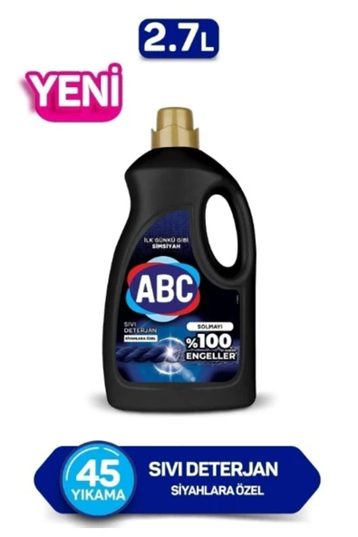 ABC Çamaşır Sıvısı 2,7L Siyah ürün görseli 1