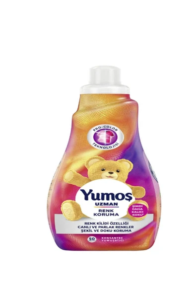 Yumoş YUMOŞ UZMAN RENK KORUMA ÇAMAŞIR YUMUŞATICISI 1200 ML ürün görseli 1
