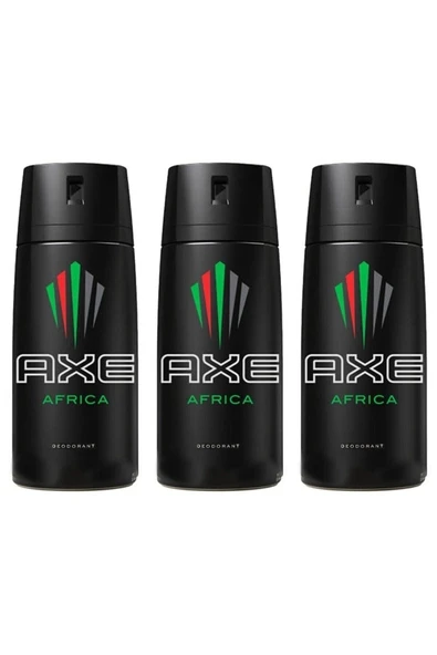 Axe Erkek Deodorant Sprey Africa 150 ML 8690637981517 (3 Adet) ürün görseli 1