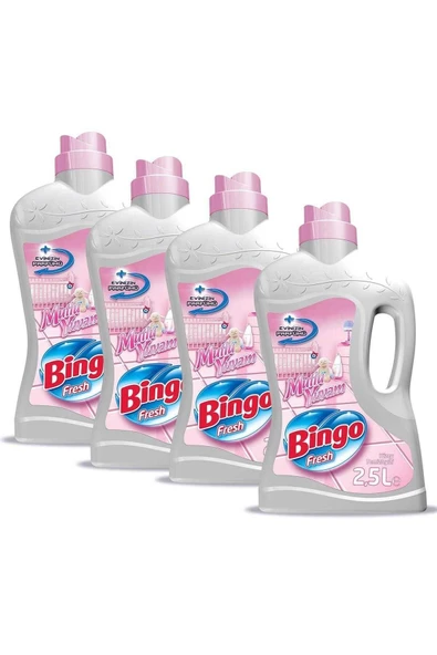 Bingo Fresh Yüzey Temizleyici 2,5 Lt Mutlu Yuvam 4 Adet ürün görseli 1