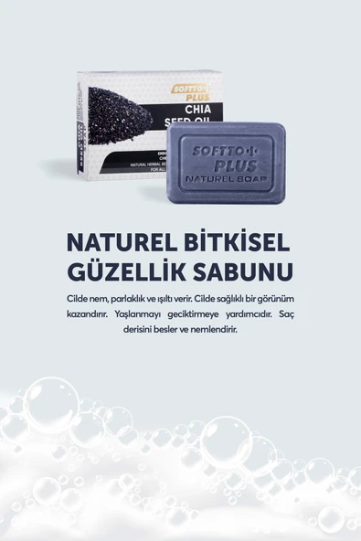 Softto Plus CHIA ÇEKIRDEĞİ YAĞI SABUNU - Resim 2