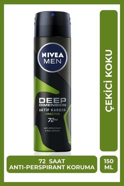 NIVEA Deodorant Erkek 150ml.Deep Amazonıa ürün görseli 1