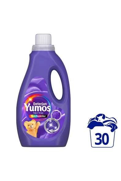 Yumoş Sıvı Bakım Deterjanı Yoğun Terapi Tüm Renkliler 30 Yıkama 1500ml ürün görseli 1