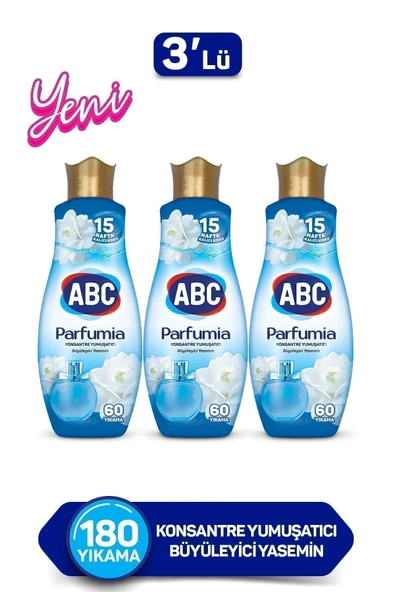 ABC Konsantre Yumuşatıcı Parfumıa Büyüleyici Yasemin 1440 Mlx3 Adet ürün görseli 1