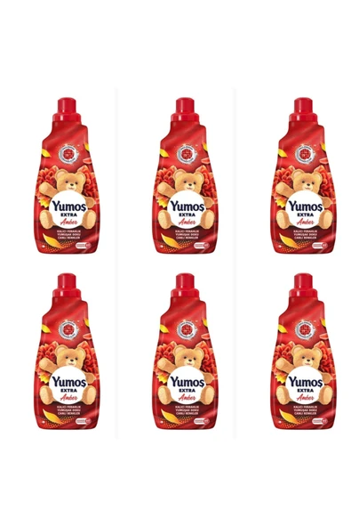 Yumoş Extra Konsantre Çamaşır Yumuşatıcısı Amber 1440 ml 60 Yıkama x 6 Adet ürün görseli 1