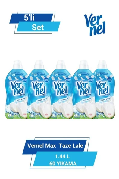 Vernel Max Taze Lale 1.44 L 60 Yıkama 5'li Set ürün görseli 1