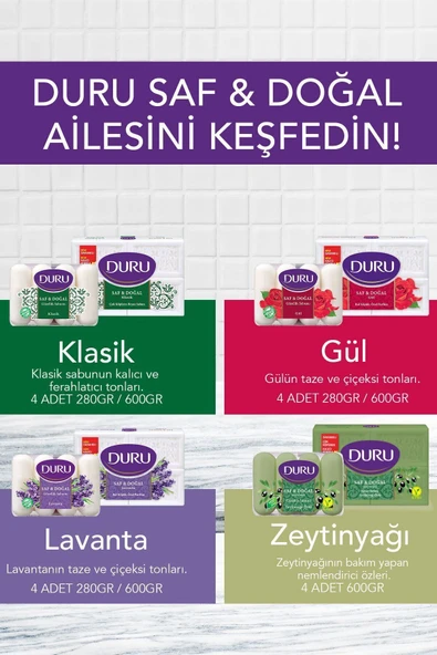 Duru 600gr Banyo Sabunu Gül - Resim 6