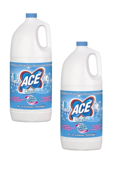 ACE Çamaşır Suyu Normal 4L x2 Adet ürün görseli 1