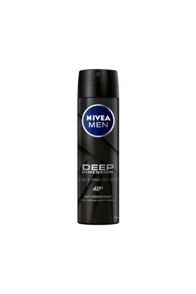 NIVEA Men Deep Dimension Erkek Sprey Deodorant 2 x 150 ML ürün görseli 1