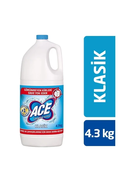 ACE 4 L Çamaşır Suyu Klasik ürün görseli 1