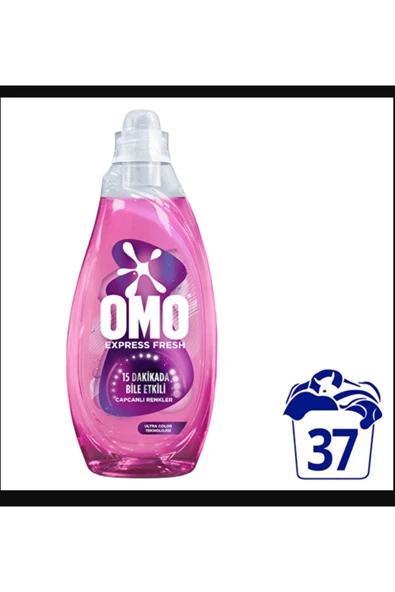 Omo Express Fresh Renkli & Siyah 1480 Ml - Resim 2