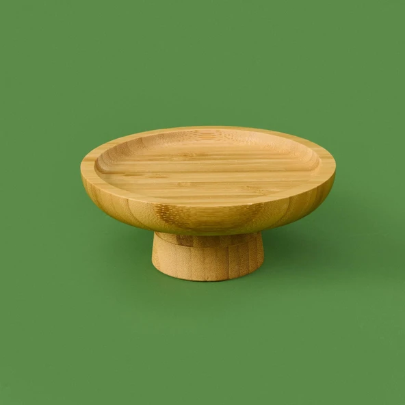 Mien 17cm Bambu Yuvarlak Sunumluk ürün görseli 1