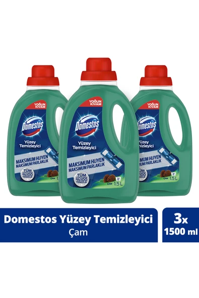 Domestos Yüzey Temizleyici Çam 1500 ml 3 Adet ürün görseli 1