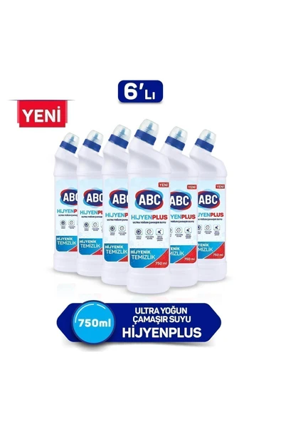 ABC Ultra Çamaşır Suyu Hijyen Plus 750 gr X 6 ürün görseli 1