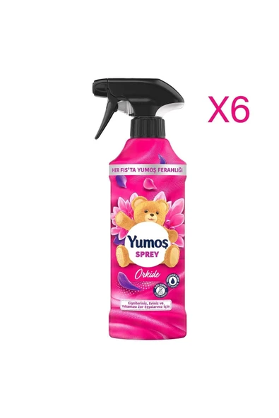 Yumoş Sprey Yıkaması Zor Eşyalar Için Orkide 450 Ml X 6 ürün görseli 1