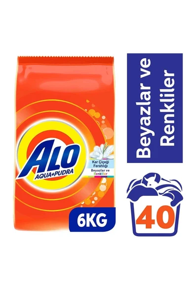 Alo Toz Çamaşır Deterjanı Beyazlar ve Renkliler İçin  6 kg ürün görseli 1