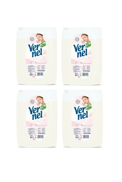 Vernel Çamaşır Yumuşatıcısı Hassas & Yumuşak 4 X 5 L ürün görseli 1