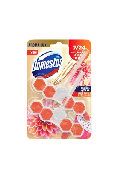 Domestos Wc Blok 5'lı Ejder Meyve 2x50 gr ürün görseli 1