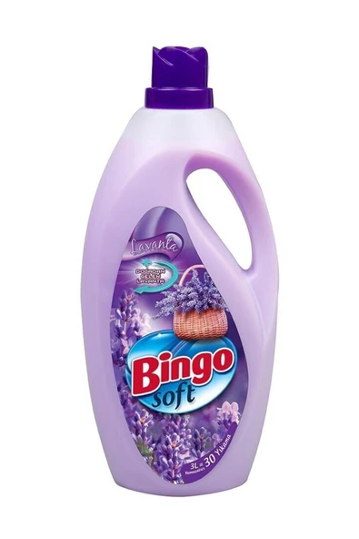 Bingo Soft Sıvı Deterjan Lavanta 3 Lt - Resim 3