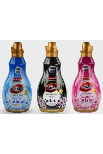 Vatan KONSANTRE ÇAMAŞIR YUMUŞATICI KOMŞU- ELTİ - KAYNANA ÇATLATAN 1440 ML X LÜ SET ürün görseli 1