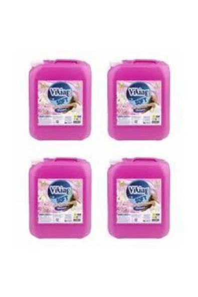 Viking Soft Gül Zambak Yumuşatıcı 5 Lt 4 Adet ürün görseli 1