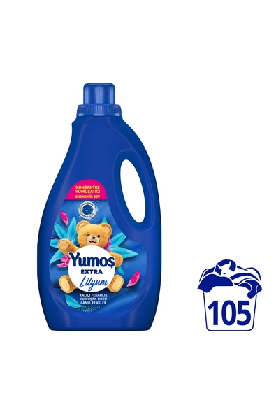 Yumoş Extra Konsantre Çamaşır Yumuşatıcısı Lilyum 105 Yıkama 2520ml x1 ürün görseli 1