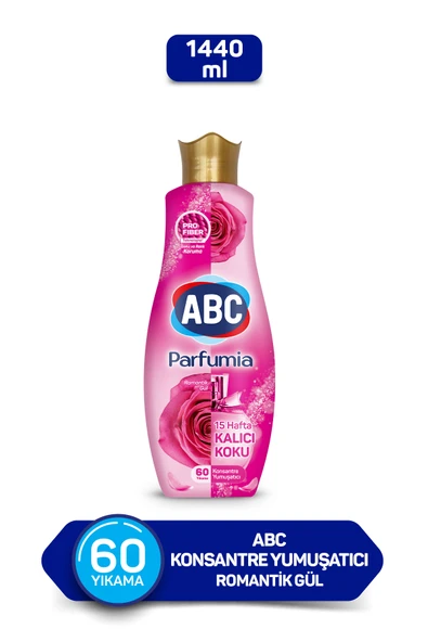 ABC Konsantre Yumuşat. Romantik Gül 1440 ml ürün görseli 1
