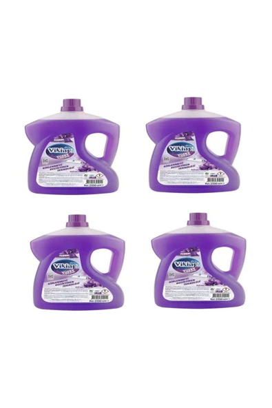 Viking Yüzey Temizleyici Floral 2500 Ml (2,5 Lt x 4 Adet 1000 Ml) ürün görseli 1