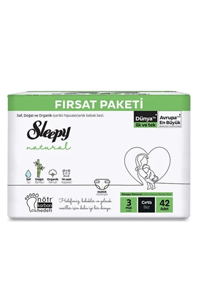 Sleepy Nat.fırsat Paket Mıdı 3 No 42 Adet ürün görseli 1