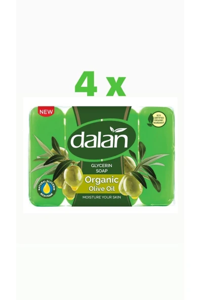 Dalan Glycerin Organic Olive Oil 4 X 150 Gr X 4 Adet ürün görseli 1