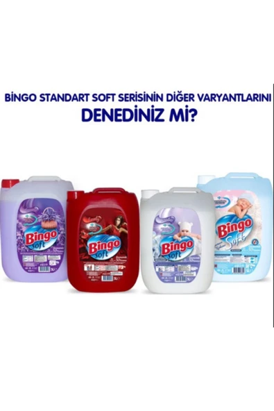Bingo Soft Yumuşatıcı 5 lt Gülpembe X 2 Adet - Resim 5