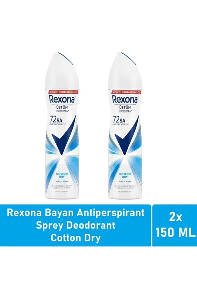 Rexona Deodorant Cotton Dry 150 ML - 2'li Avantaj Paketi ürün görseli 1