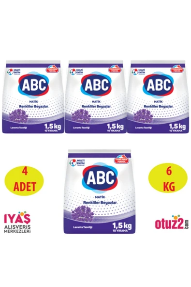 ABC Matik Lavanta 1.5 Kg 4 Adet ürün görseli 1