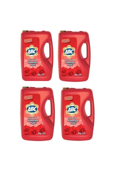 ABC Yumuşatıcı Kamelya Aşkı 5 Litre 50 Yıkama 4 Adet 200 Yıkama ürün görseli 1