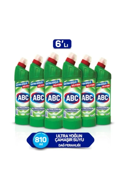 ABC Dağ Rüzgarı Ultra Yoğun Çamaşır Suyu 6 X 810 G ürün görseli 1