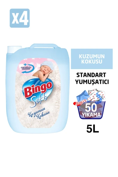 Bingo Soft 5lt Kuzumun Kokusu 4 Adet ürün görseli 1