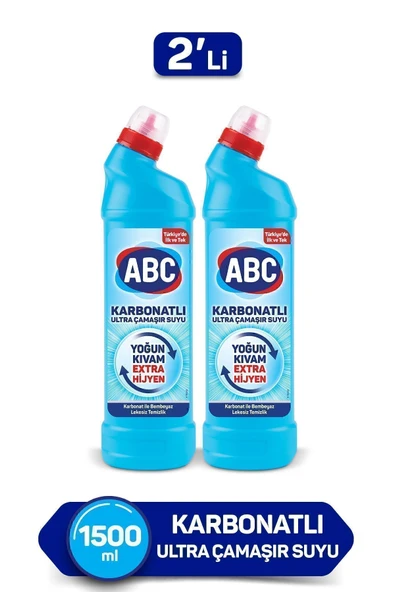ABC Karbonatlı Ultra Çamaşır Suyu 750 ml 2'li Paket ürün görseli 1